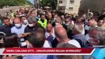 Selde yakınlarını kaybeden vatandaş Kılıçdaroğlu'na böyle dert yandı: Benim canlarım gitti, cenazelerimizi bulsak sevineceğiz