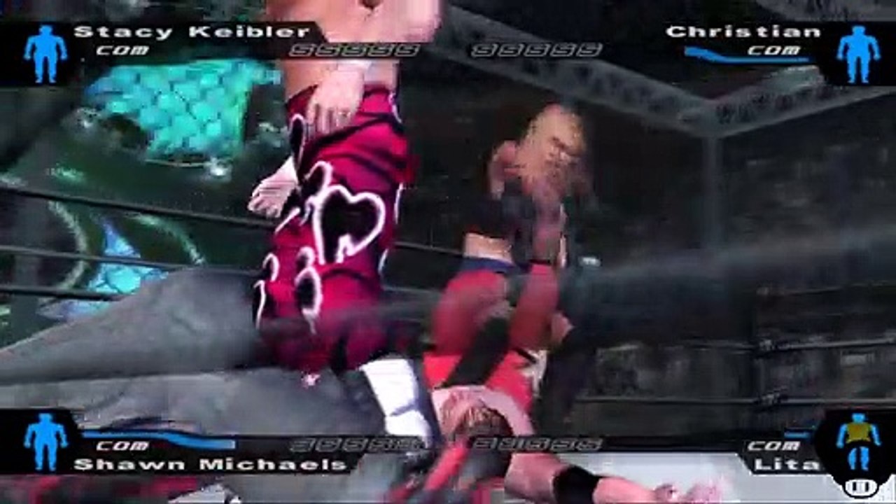 Here Comes the Pain Stacy Keibler vs Christian vs Shawn Michaels vs Lita