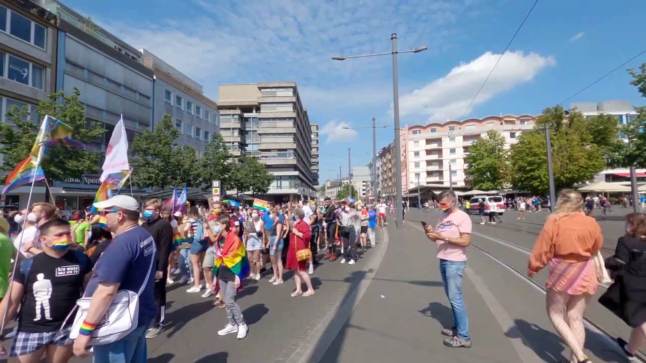 CSD Sommerloch Festival 2021 Braunschweig Umzug