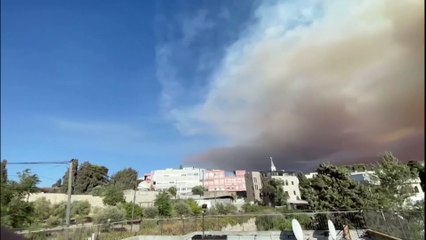 حريق كبير في جبال القدس وإخلاء منازل للمستوطنين