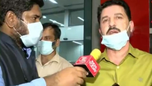 What Afghan president's advisor said after landing Delhi?