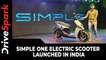 Simple One Electric Scooter Launched In India | 236km Range | Walkaround, Price, Specs, Features