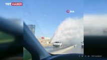 İstanbul'da su borusu patladı