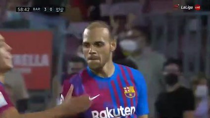 Martin Braithwaite 2nd goal - FC Barcelona 3-0 Real Sociedad 15.08.202