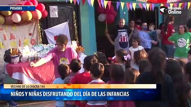 Niños, niñas y adolescentes disfrutaron del Día de las Infancias en distintos puntos de Posadas