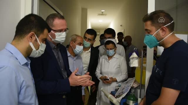 Son dakika haber... Lübnan'daki patlamada yaralanan 4 kişi ambulans uçakla Türkiye'ye gönderildi