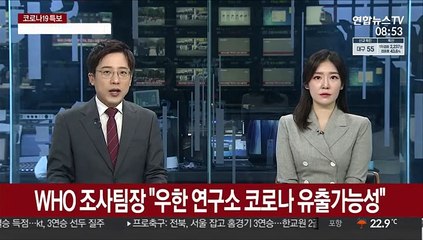 WHO 조사팀장 "우한 연구소 코로나 유출가능성"