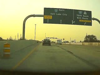 Tire Rolling Down Interstate Causing Traffic Chaos