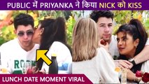Priyanka Chopra, Nick Jonas KISS & PDA During LUNCH DATE In London