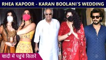 Khushi, Shanaya, Anshula, Boney Kapoor Arrive at Rhea Kapoor and Karan Boolani's Wedding