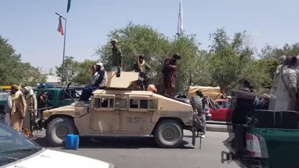 Taliban güçleri Kabil'de devriyeye başladı