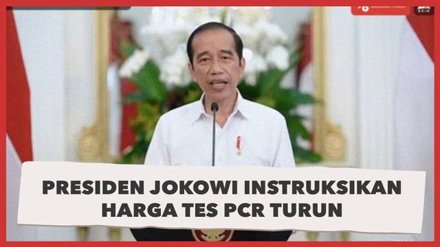 Presiden Jokowi Instruksikan Harga Tes PCR Diturunkan Jadi Rp 450 Ribu