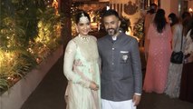 Sonam Kapoor With Hubby Anand Ahuja At Her Sister Rhea Kapoor's Wedding