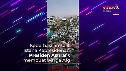 Kacau! Bandara Kabul Usai Taliban Usir Presiden Afghanistan