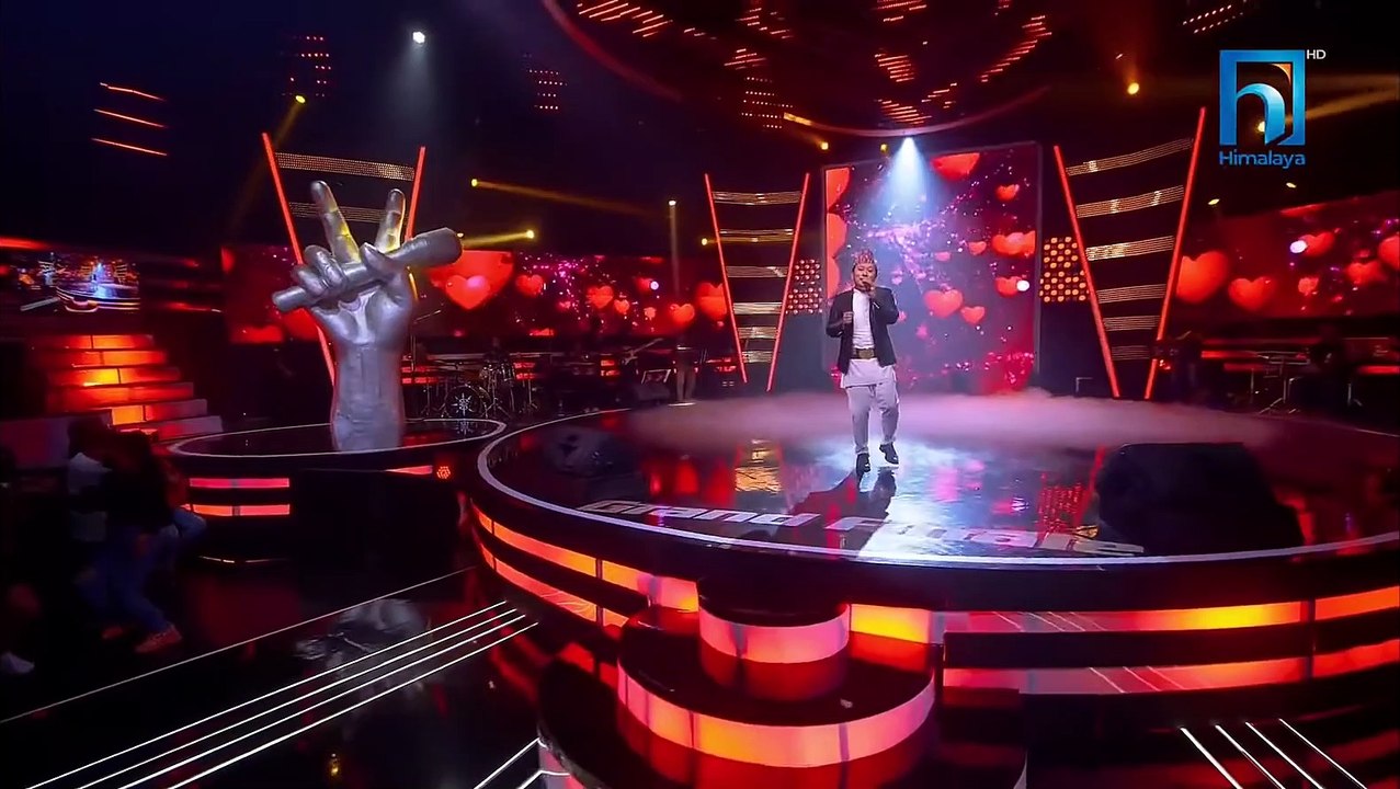 Halla chalechha Raju Lama Finale Performed The Voice of Nepal Session 3