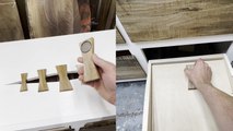 'Talented Woodworker Installs Hidden Drawer Compartment in Storage Console *IMPRESSIVE*'
