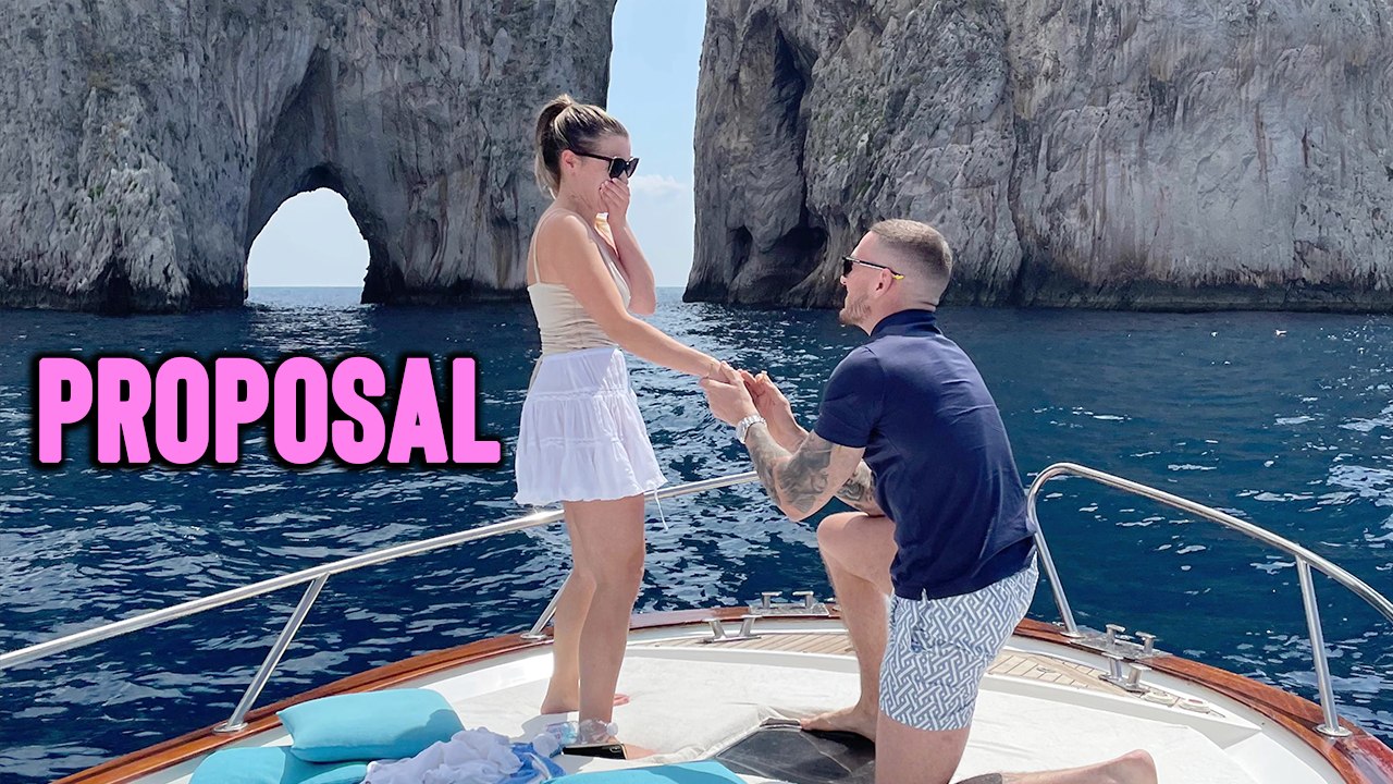 'BEST WEDDING PROPOSAL EVER! POPPING the QUESTION in Capri, Italy '