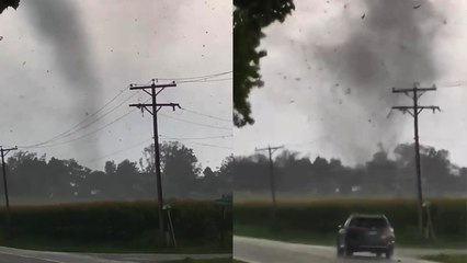 'Sycamore, IL: Destructive Tornado Tears Through a Farm '
