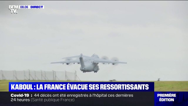 Afghanistan: le second avion envoyé par l'armée française pour rapatrier ses ressortissants décolle d'Orléans