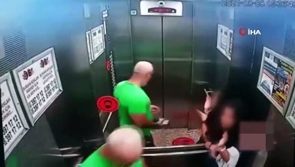 Attığı tokatla asansör camını kırdı! Çocuk korumaya alındı