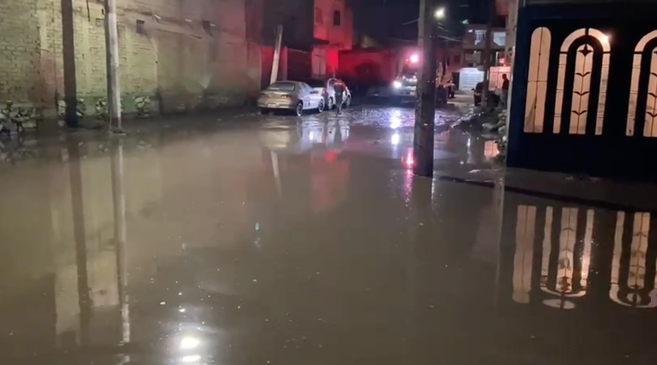 Afectaciones en Villas de la Primavera y Colinas de la Primavera por fuerte lluvia