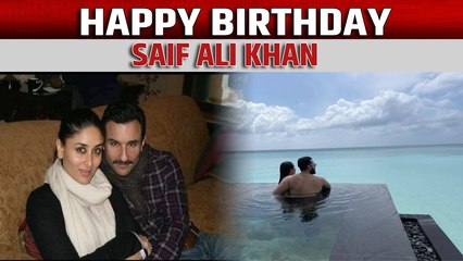 Kareena celebrates Saifs birthday with Taimur and Jeh in Maldives