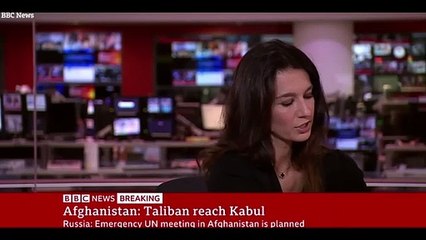 BBC'nin canlı yayınında Taliban şaşkınlığı