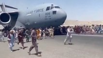 Afghanistan : scène de chaos à l’aéroport de Kaboul, pris d’assaut par des Afghans tentant de fuir