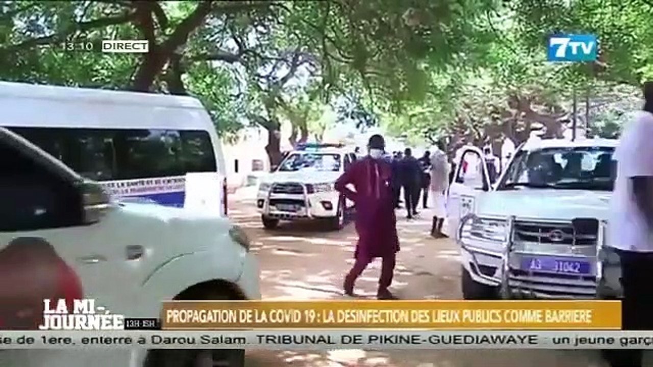 Covid-19  / Sénégal : la désinfection des lieux publics comme barrière