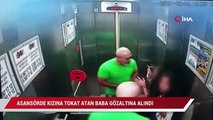 Esenyurt'ta kızına asansörde tokat atan baba gözaltına alındı