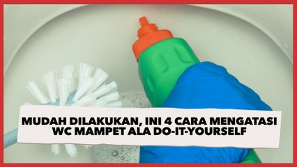 Mudah Dilakukan, Ini 4 Cara Mengatasi WC Mampet ala Do-It-Yourself