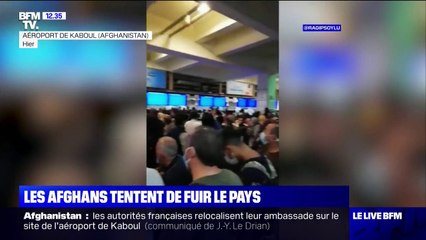 Des milliers de civils tentent de quitter l'Afghanistan depuis la prise de Kaboul par les talibans