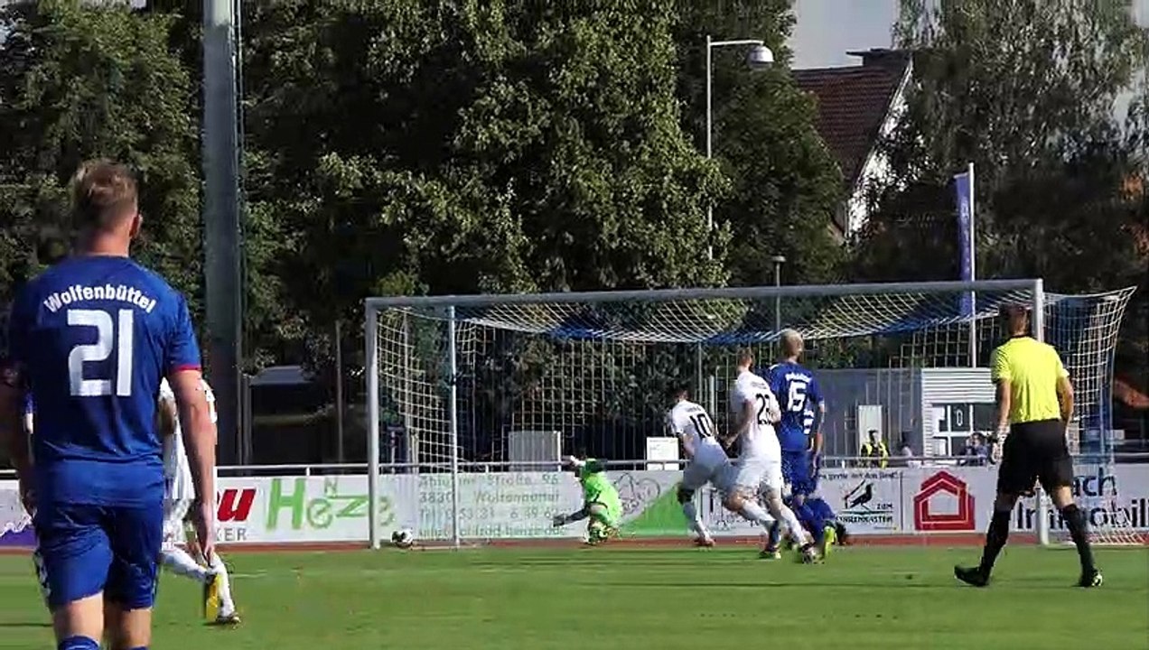 Das 2:1 der SVG beim  MTV Wolfenbüttel