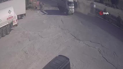 Manavgat'ta dehşete düşüren kaza kamerada