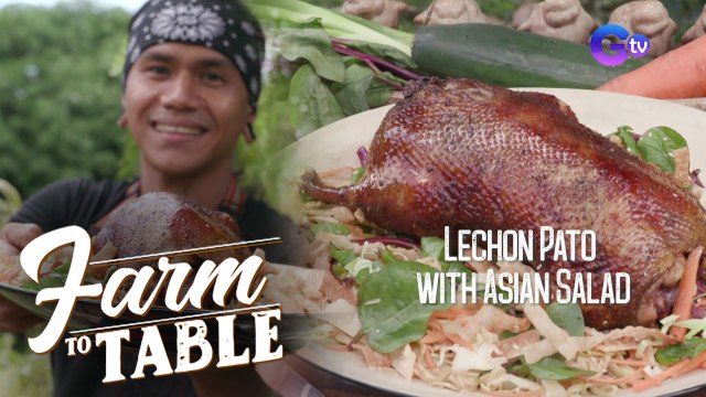 Farm To Table: Chef JR Royol adds a Pinoy twist on his Peking Duck recipe