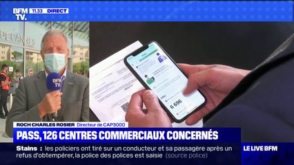 Pass sanitaire dans les centres commerciaux: "Depuis ce matin on n'a pas eu de problème", assure le directeur de Cap 3000