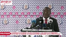 Conférence de presse de Affi N’Guessan :« Ce n’est plus président de FPI que je cherche, je cherche à être président de la Côte d’Ivoire »