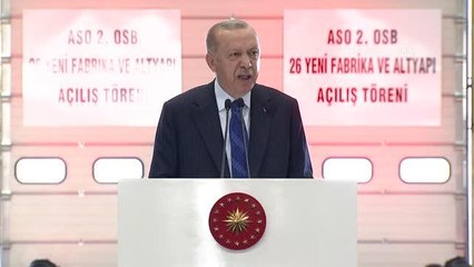 Cumhurbaşkanı Erdoğan: "(İş dünyasına) Sizlerden muhalefetin sahte gündemleri yerine üretime, ihracata, yatırıma odaklanmanızı bekliyorum"