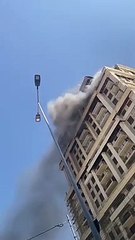 بالفيديو.. حريق في أحد فنادق العاصمة عمان