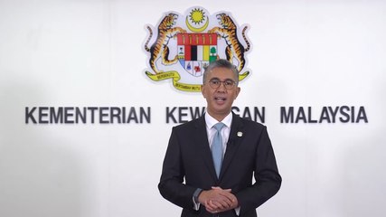 A final message from Finance Minister Tengku Zafrul