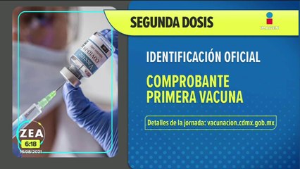 Comienza la aplicación de segundas dosis para personas de 40 a 49 años