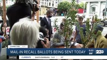 Mail-in recall ballots being sent Monday