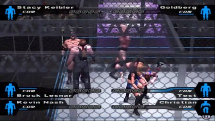 Here Comes the Pain Stacy Keibler vs Goldberg vs Brock Lesnar vs Test vs Kevin Nash vs Christian