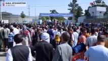 Afghanistan : des milliers d’Afghans à l'aéroport de Kaboul pour fuir le pays