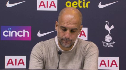 Guardiola on City's opening defeat at Spurs