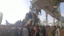 Afganistan'dan kaçmaya çalışanlar Kabil havaalanında izdihama neden oldu: En az 5 ölü