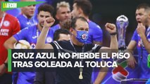 “Dimos un golpe de autoridad”_ Juan Reynoso sobre la victoria de Cruz Azul ante Toluca