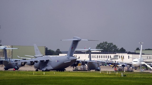 IAF aircraft carrying 46 people returned from Kabul