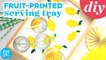 Easy DIY Fruit-Printed Serving Tray For Your Next Get Together | Made By Me | Better Homes & Gardens