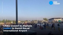 -Afghans fled to airport after the Taliban took control of the capital _ USA TODAY